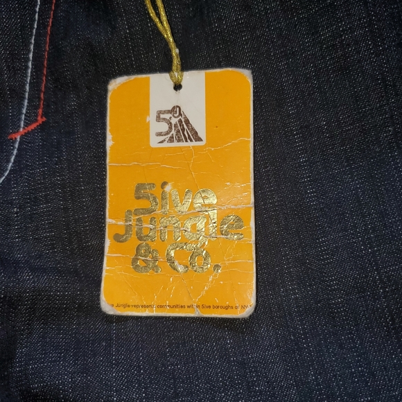 NWT 5ive Jungle Mens Jeans 36x35 - Picture 10 of 13